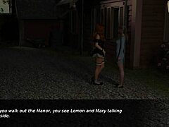 In Dusklight Manor 124, a curvy 3D character wears a cute outfit.