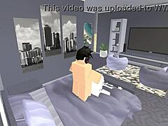Average Roblox condo turns into wild ass and tits action. Unexpected twists await.