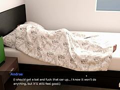 Jessica’s steamy poses in Lust Theory Season 1 with mature group action