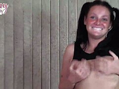 Daisy Garcia fucks hard to join kinky cheerleader squad!