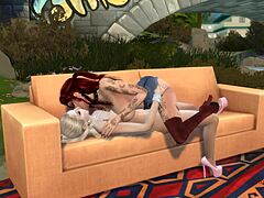 Lesbian Seduces Straight Girl for Passionate Outdoor Scissoring and Domination