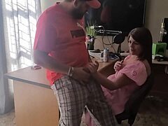 Messin’ with his cock in homemade vid, oops!