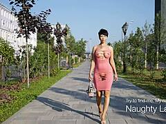 I CUT My Dress and FLASHED Outside to Show Everyone!