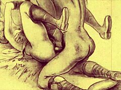 vintage erotic drawings spark curiosity