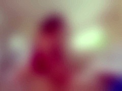 hey, this brunette lover gives a deepthroat blowjob and spits on my monster cock 😍