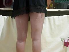 This Horny Employee In The Kitchen, With Her Hot Ass In Lingerie, Drives Me Crazy