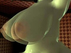 Bbw lady dimitrescu rides her man slave on the ranch.