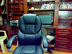 Teen Secretary Indulges In Anal Masturbation At Office Desk