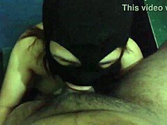 filipina caught banging hard on stairs with natural rack