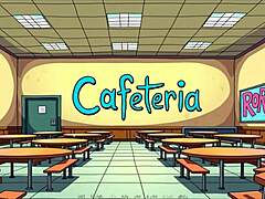 Steamy teen tits and cumshots in Evil Morty parody hentai