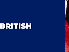 gorgeous british blonde fucked hard with strapon by lesbian neighbor