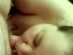 My heart races watching my bbw wife suck me off