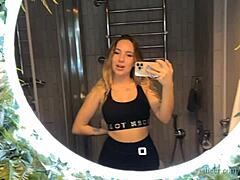 In my sex life, I turned shy Eva Tender into a naughty lesbian, licking her petite ass and natural tits passionately.