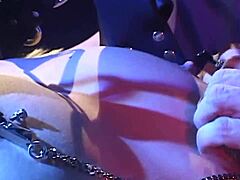 Big boobs latina swallows cum after milking cock