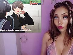 Inexpert Otaku Students Lose Virginity in Hentai Couple Episode 1