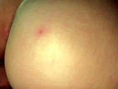 Intimate Moment With Roommate In Dorm, Finishing On Her Chest