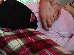 married slut hides face giving sloppy head!