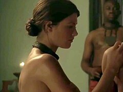 Laura Surrich's intense slave anal scene edited