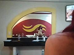 redheaded latina teen stepsister with big natural tits rides in doggystyle