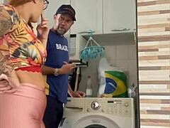 my wife flashing big pussy lips with me nearby