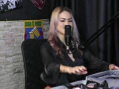 Blonde Explains Perfect Anal Sex with Moans and Deep Blowjob Demo