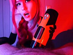 I satisfy him with new toy and blowjob 😘