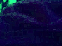 Sexy woman gives detailed footjob using nylons and leggings on cock