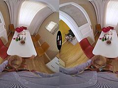 Virtual Taboo Holiday Handjob with Blonde