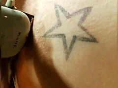 Teaser of shaved pussy and asshole in interracial scene.