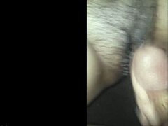 during a party at friends' house, the crossdressing amateur got fucked publicly outdoors with hairy pussy exposed in voyeur style.