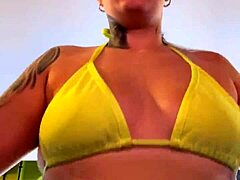 almost got kicked out of copacabana gym for wet bikini workout