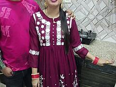 indian desi bhabhi gets roughly fucked by devar in kitchen with dirty quickie