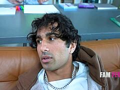 Petite Blonde Teen Rides Step Brother During Study Break