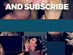 Curly brunette sloppily fucks face at gloryhole 😈