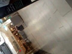 in the shop, an old ebony woman gets her ass folded in hidden voyeur scene