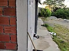 After Party, Hot Chick Waits for Uber, I Convince Her to Come Home for Wild Massage