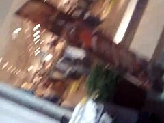 in the shop, an old ebony woman gets her ass folded in hidden voyeur scene