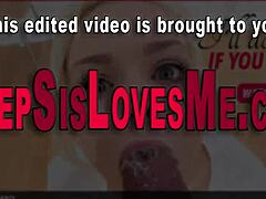 this teen eagerly sucked her stepbrother's big cock before they dove into hardcore fucking and cum in mouth