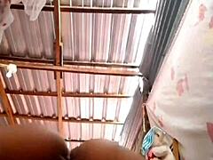 Amateur beauty engages in self-pleasure inviting company