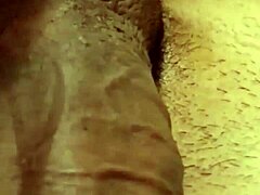 Feeling the intense pleasure as I cum on her face while she's on her knees