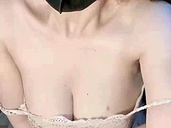 Glassed Vietnamese Girl Masturbates Intensely With Asian Features