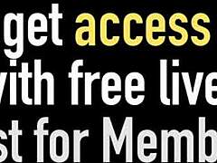 Gorgeous model Penny Pax surprises her photographer with a wet pussy handjob in fishnets.