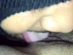 Ebony Queen Squirts on Monster Cock with Masked Black Partner in Nasty Scene