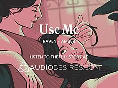 tying up girlfriend for vibrator teasing in lesbian roleplay