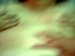 Fucking my fat wife while she watches me with petite teen stepdaughter