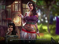 ep1 meet and fuck vadoma in countess in crimson with black tits fucking