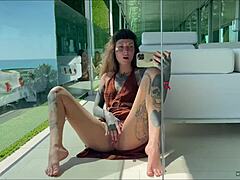 Public Anal Fingering Video Of Tanned Slut Cumming