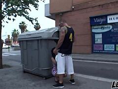 Horny Street Guy Blows Nacho Vidal