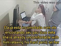 young girl alone gets horny maintenance man visit