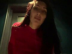 Oh man, check out this horny brunette slut with big tits jerking off solo in a nightclub toilet. She's in lingerie getting wild outdoors too.